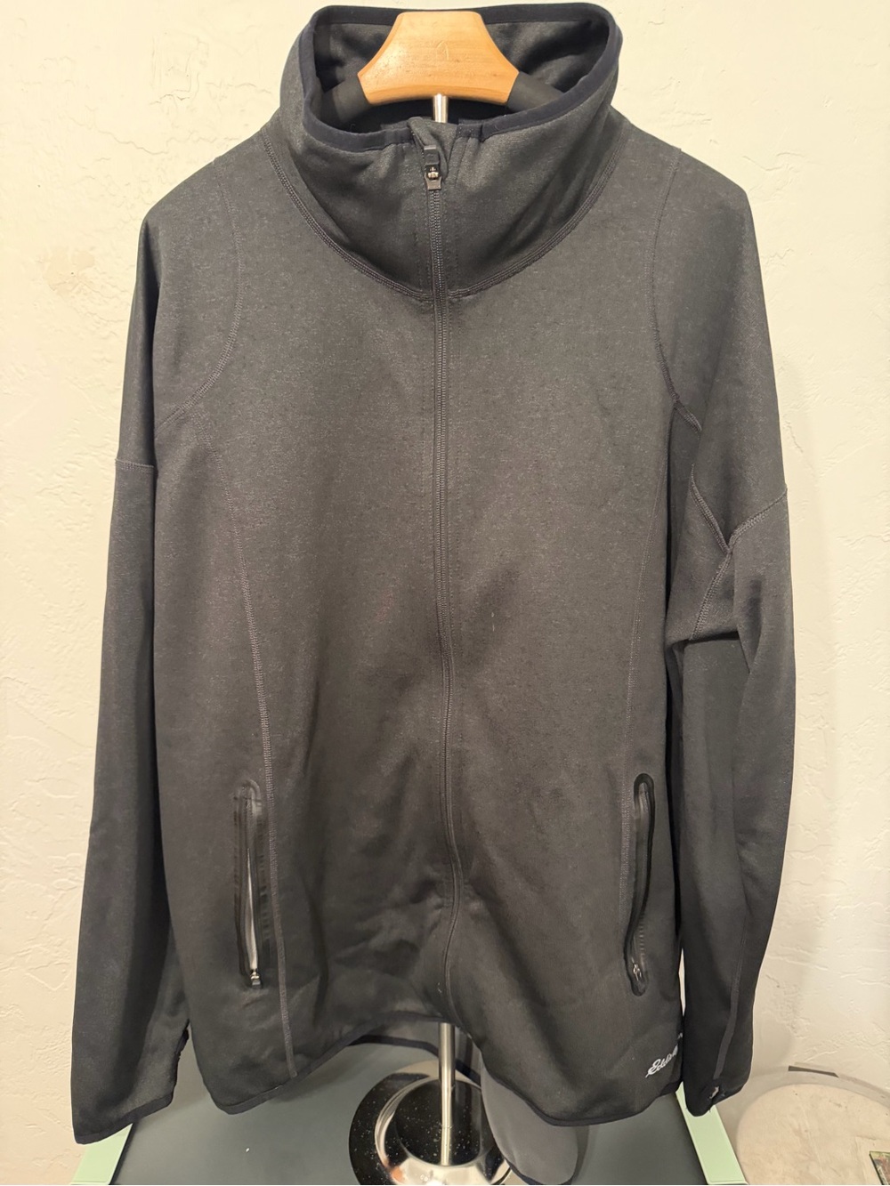 Eddie Bauer Black Full-Zip Women's Jacket
